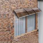 Same Code 04553002 HT-300 x 100 Household Application Door & Window Rain Cover Eaves Brown Board & Black Holder - Image 22
