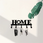 CIFbuy Vintage Black Metal Wall Hooks Set Multifunctional Wall Rack Home Storage Decor(TikTok, temu pick-up service) - Image 2