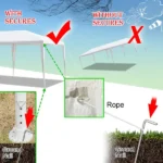 Same Code 71362222 3*9m Non-Cloth PE Cloth Plastic Sprayed Iron Pipe Outdoor Party Tent White - Image 4