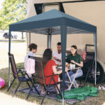 2 x 2m Practical Waterproof Right-Angle Folding Tent Blue - Image 27