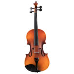 Brand new 1/2 acoustic violin set (includes case, bow, rosin, tuner, shoulder rest, strings, and tone marks) - Image 2