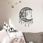 CIFbuy Mandala Moon Wall Art iron Wall Hanging for Yoga Meditation Room Decor(TikTok, temu pick-up service) - Image 2