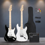 [Do Not Sell on Amazon] GST Stylish H-S-S Pickup Electric Guitar Kit with 20W AMP Bag Guitar Strap White - Image 8