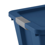 (2 pack) 34 Gallon Extra-Large Storage Bin, Plastic Storage Container with Latch Lid, Blue (Shipment from Walmart) - Image 5