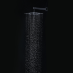 ‌12" Matte Black Rainfall Shower Faucet (Valve/Cartridge/Tub Spout Not Included) - Image 3