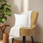 Precisely sized for versatility. This set includes two 18" x 18" white pillows filled with resilient polyester for lasting loft. Perfect as lumbar support on the sofa or as decorative shams on the bed. Sold without inserts, simplifying your purchase and allowing for custom cover - Image 5
