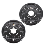 Pair of Driver and Passenger Side 12" Hydraulic Brake Backing Plate Compatible with 7,000 lb Trailer Axles Mounts to 5-Bolt Brake Flange BPH-7000-LH BPH-7000-RH