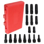 16-Piece Locking Lug Master Key Set, SAE and Metric Wheel Lock Removal Kit New - Image 6