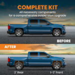 Front 3'' Rear 2'' Leveling Lift Kit For Chevy Suburban 1500 Tahoe 2000-2006 - Image 6