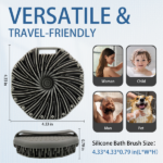 Silicone Body Scrubber Exfoliating Body Scrubbers for use in Shower,Gentle Exfoliating - Image 6