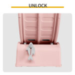 80*34*86CM Pink PP track connector assembly, circular design with green carpet + 1 cat teaser stick, 15kg cat treadmill - Image 7