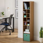 5 Cube Vertical Storage Organizer, Warm Walnut (Shipment from Walmart) - Image 5