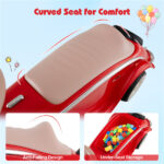 Kids Ride On Sliding Car, Foot-to-Floor Toy with LED Lights & Horn (Red 19-36 Months) - Image 4