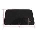 3′x 4.5′x 1/2" Beauty Salon Square Anti-fatigue Salon Mat (Square Outside And Round Inside) Black - Image 16