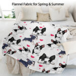 1pc Adorable Fleece Dog Blanket - Soft, Cozy, Lightweight, Warm, Flannel Throw for Couch, Bed, Sofa, Living Room Decor - Perfect for Snuggling Up on Chilly Days 150*200cm temu can only be self-picked - Image 2