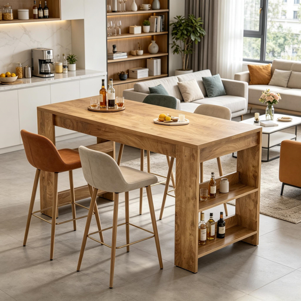 19deb7b7-5e17-42b7-9329-217cd75ce0ae.png Bar Table (Only bar table) - Image 1