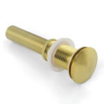 Bathroom Sink Drain without Overflow, Vessel Sink Lavatory Vanity Pop Up Drain Stopper, 304 Stainless Steel - Image 5