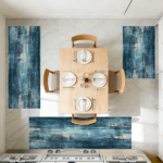 Three-piece kitchen rug set, non-slip and washable, abstract pattern kitchen hallway rug, soft and comfortable, suitable for sinks, floors, entrances, hallways and bathrooms. - Image 12