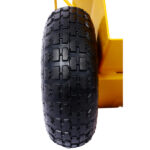 Heavy Duty Panel Dolly Slab Dolly with Handle & 2 10" Peneumatic Tires Wheels 600LBS Load Capacity for Drywall Sheet Heavy Appliance & Material Handling All Terrain Moving Cart Panel Dolly - Yellow - Image 5