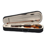 New 1/2 Acoustic Violin Case Bow Rosin Natural - Image 3