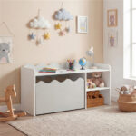 Kids Toy Storage Organizer with Movable Drawer & Anti-Tipping Kit for Playroom Nursery - c - Image 6