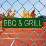 CIFbuy Vintage Aluminum BBQ Sign UV Printed Metal Plaque Waterproof Dustproof For Home Garage Cafe Restaurant Bar Decor (TikTok, temu pick-up service) - Image 6