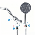 3 Spray Settings High Pressure Shower Head Spray W/ 1.5M Hose Set (US Logistics only For USPS.TK/TMEU only For self-pickup) - Image 10