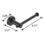 Bathroom Hardware Set, Thicken Space Aluminum 3 PCS Towel bar Set- Matte Black 16-27 Inches Adjustable Bathroom Accessories Set [Unable ship on weekends, TK/TEMU only for pickup, only TX10643 warehouse supports GOFO] - Image 8