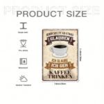 CIFbuy Funny I Believe I'm Going To Get Coffee Metal Sign, Metal Sign, Classic Art Poster For Home Ca Going ToikTok, Going ToikTok, Self-, ckup Logiop Cacor 8x12 - Image 2