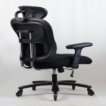 500LBS Big and Tall Office Chair Mesh Breathable, Gaming Chair with Adjustable Backrest Height & Headrest Angle & Adaptive Lumbar Lupport, Executive Computer Desk Chair with 2D Flip-Up Arms,Black. - Image 17