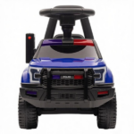 Blue Police Truck Kids Sliding Car – Push Ride On with Working PA System, Horn, Under-Seat Storage for 18 Months to 5 Years Old - Image 2