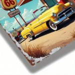 CIFbuy 1pc Vintage Metal Sign 8x12 Inch, Rustic Classic" Classic Car Gas Station Wall Plaque, Plaque, Waterproof Rustproof Retro Auto Garage De Inch, Rustic ClaikTok, Inch, Rustic ClaikTok, t Self-pickup Logiopics - Image 5
