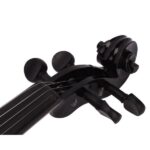 New 4/4 Acoustic Violin Case Bow Rosin Black - Image 5