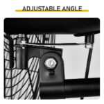 MFJ-EW50 20inch High Velocity Wall Mount Fan Oscillating,Industrial Fan with 4 Speed Ventilation,100% BLDC Copper Motor,4963CFM,,Heavy Duty Metal Fan for Outdoor, Indoor Use - Image 3