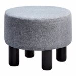Round Pouf Ottoman Natural Seagrass Pouf Footrest, Foot Stool for Bedroom Living Room | Accent Seat Temu - Image 7