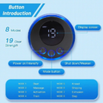 Electric Foot Massager Pad Blood Circulation Muscle Stimulator Mat 19 Levels and 8 Modes-Massage Mat (US Logistics For USPS/DHL/Fedex/UPS. No designated logistics accepted TK/TMEU only For self-pickup - Image 9