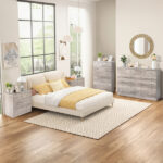 Modern Simple 7-Drawer Dresser Gray - Image 7