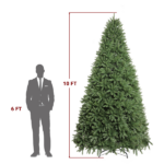 Replace 44758547 FCH 10ft Automatic Tree Structure PVC Material 1200 Lights Warm Color with Colorful 10 Modes with Remote Control 5090 Branches Christmas Tree Green - Image 10