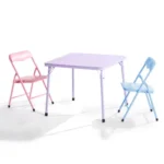 Kids 5-Piece Folding Activity Table and Chair Set, Classic Black (Shipment from Walmart) - Image 22