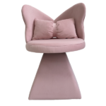 Vanity Chair with Butterfly Back,Swivel Accent Chair Dining Chairs,Makeup Stool for Bedroom Dressing Table,Suitable for Living Room,Dining Room,Study,Recreational Areas (PINK) - Image 2