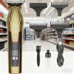 Men's Professional Hair Clipper - Cordless Hair Clipper and Trimmer Set, Used for Hair Cutting and Men's Beauty, LCD Display, Suitable for Gift Giving, Home Use, Hair Salon Use - Image 3