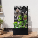 [Same Code 96402386 14765806]Metal Garden Bed with Trellis, 70 Inch Height Metal Planter Box with Trellis, Garden Box for Climbing Plants Vegetable, Metal Garden Bed with Drainage Holes, Black - Image 17