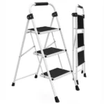 Step Ladder,Folding Step Stools 330 lbs Capacity, 2-Inch Thin for Storage, Anti-Slip Pedals & Handrails, Sturdy Steel for Home (Shipment from Walmart) - Image 2