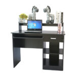 General Style Modern E1 15MM Chipboard Computer Desk Black - Image 7