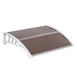 Same Code 28466374 HT-100 x 80 Household Application Door & Window Rain Cover Eaves Brown Board & White Holder - Image 10