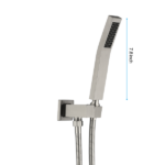 Handheld Shower Head with 59-inch Shower Hose and Adjustable Shower Bracket - Image 2