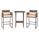 [Old code:95215897]Removable P2 15MM Chipboard & Steel Side Table with Baffle Black - Image 17