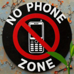 CIFbuy Vintage No Phone Zone Round Metal Sign,7.87"*7.87" 2D Flat Iron Tinplate Wall Art,Minimalist Black Red Pre-Drilled Holes 1Pcs Ru TikTok, TikTok, s Ru Self-pickup Logiopics - Image 5