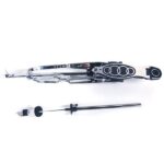 Professional Pedal Control Style Drum High Hat Cymbal Stand with Pedal Silver & Black - Image 4