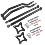 Black Steel Radius Arm Set Rear Fit for Polaris RZR XP 1000 & XP 4 1000 from 2014 - Image 3